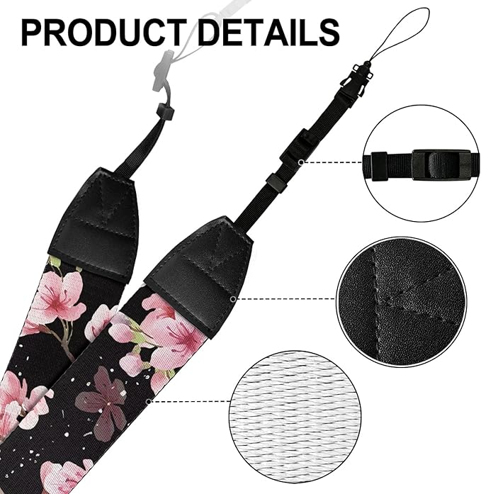 GLENLCWE Camera Strap, Camera Strap for Photographers Neck Strap Replacement Fit Most Cameras