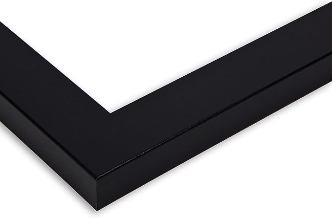 ArtToFrames Collage Photo Frame Double Mat with 9-3x5 Openings with Satin Black Frame and El Dorado mat.