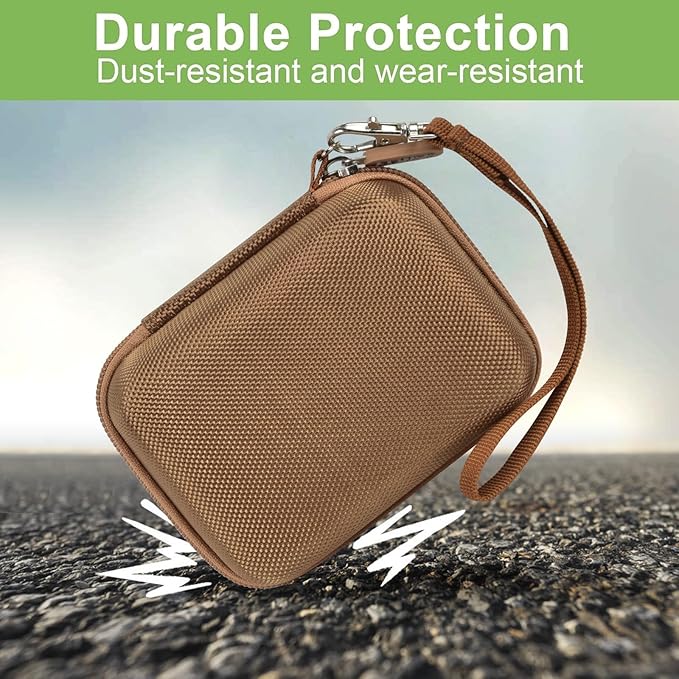 Case Compatible with VAHOIALD FHD 1080P Digital Camera/for CAMKORY Digital Point and Shoot/for Kodak PIXPRO FZ45-BK 16MP Vlogging/for IWEUKJLO/for Nsoela, Holder for SD Card More (Dark Brown)