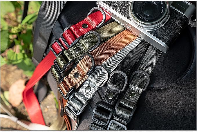 Black Camera Strap, Universal Quick Release Adjustable Slim Camera Neck Shoulder Camera Straps Sling Strap for All SLR DSLR Cameras