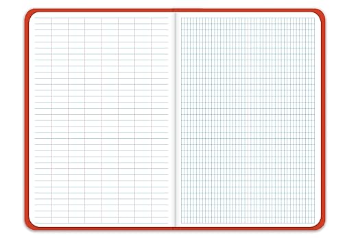 Elan Publishing Company E64-8x4K King Size Field Surveying Book 6 x 9, Bright Orange Cover (Pack of 6)