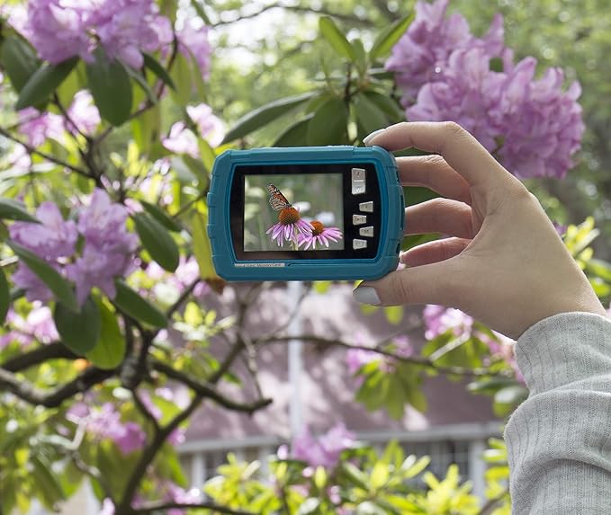 Polaroid IS048 Digital Camera - Small Lightweight Waterproof Instant Sharing 16 MP Digital Portable Handheld Action Camera (Black)