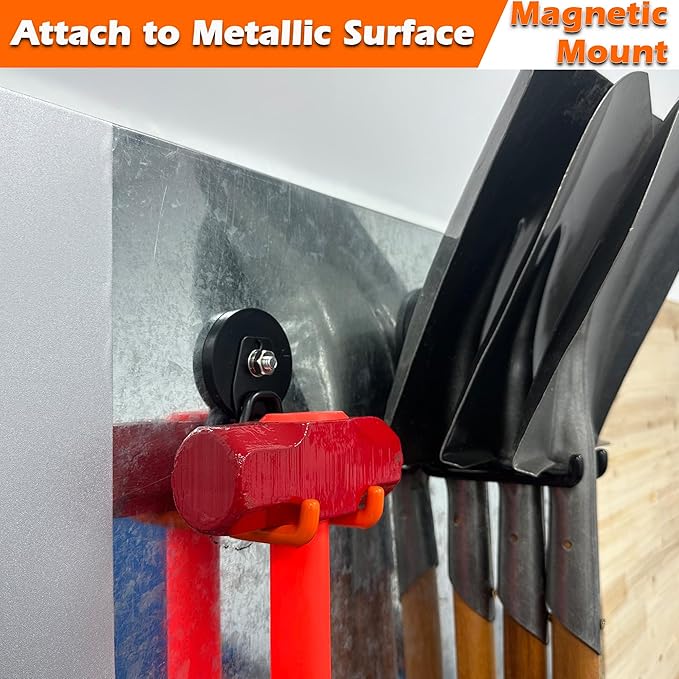 MUTUACTOR Magnetic Hooks Heavy Duty,2PCS Strong Magnetic Garage Hooks for Hanging,Anti-Slip Powerful Magnet Storage Utility Hooks for Cruise Cabins Cabinet Fridge Shed Workshop