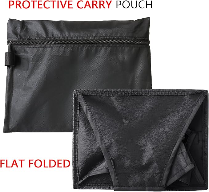 waka Flash Diffuser Light Softbox, [2 Pack] Speedlight Softbox Collapsible with Storage Pouch - 8" Octagon Softbox + 8"x6" for Canon, Yongnuo and Nikon Speedlight