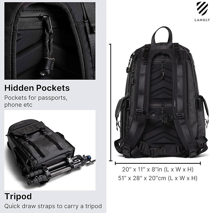 Langly Multi Globetrotter Camera Backpack