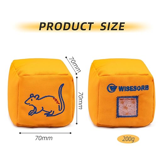 200g Rechargeable Indicating Silica Gel Desiccant Bag – 4-Pack – Large Capacity Moisture Absorber for Gun Safes, Electronics, Filament Boxes – Reusable Color-Change Orange→Green