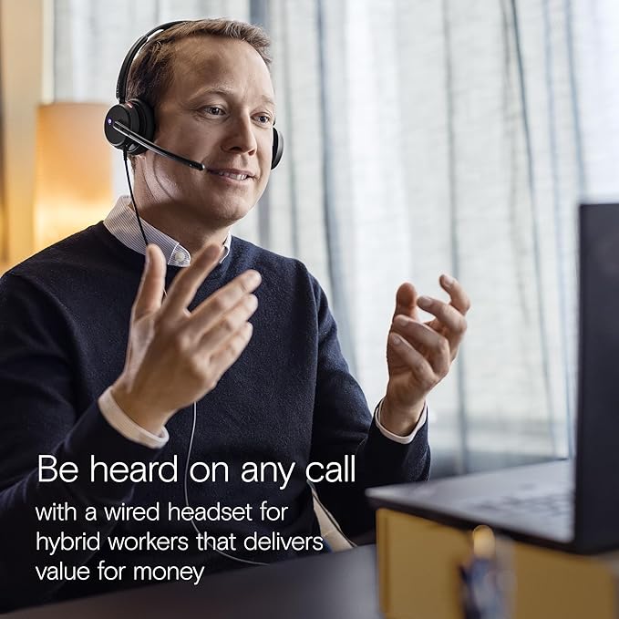 EPOS Impact 460T Binaural On-Ear USB C and USB A Wired Headset with Dual Noise-Canceling Mics, Microsoft Teams Certified, Plug-and-Play, Ideal for Office, Remote Work, Zoom & Business Calls