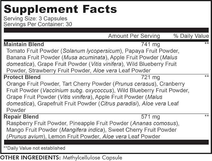 Codeage InstantFood Easy Veggies + Fast Fruits Bundle – Vegetable & Fruit Blend Capsule Supplement – Plant-Based Phytonutrient Formula – Vegan, Non-GMO – 180 Capsules