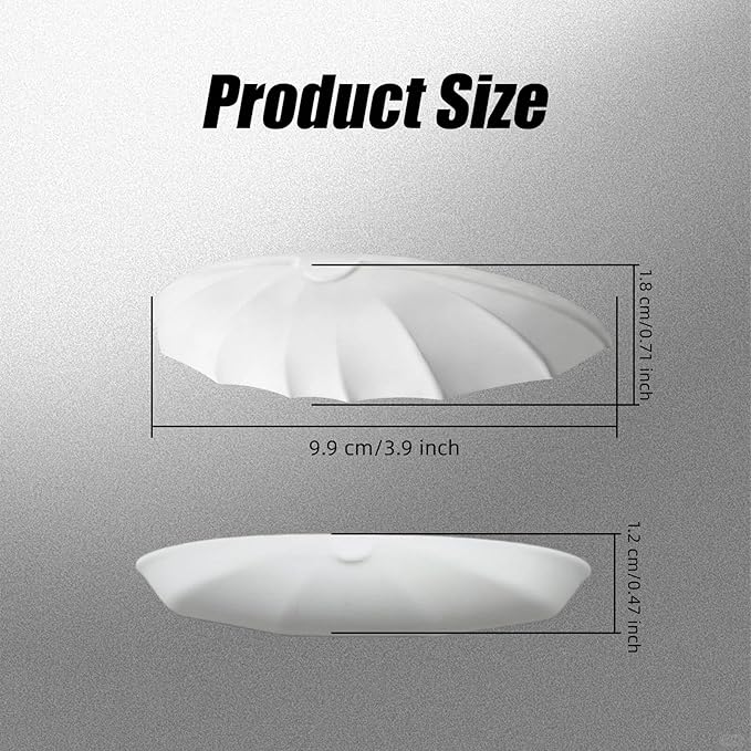 Universal Car Backup Camera Rain Shield, Reversing Camera Anti-Rain Cover, Non-Destructive Adhesion, Silicone Protection Cover Compatible with Most Vehicle (White)