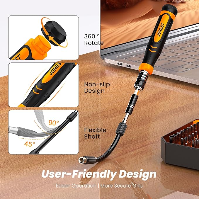 JOREST 115 in 1 Small Precision Screwdriver Set, Tool Gifts for Men, Magnetic Repair Tool Kit for PC, Laptop, Computer, iPhone, Macbook, Jewelers, PS5, Xbox, Switch, Electronics