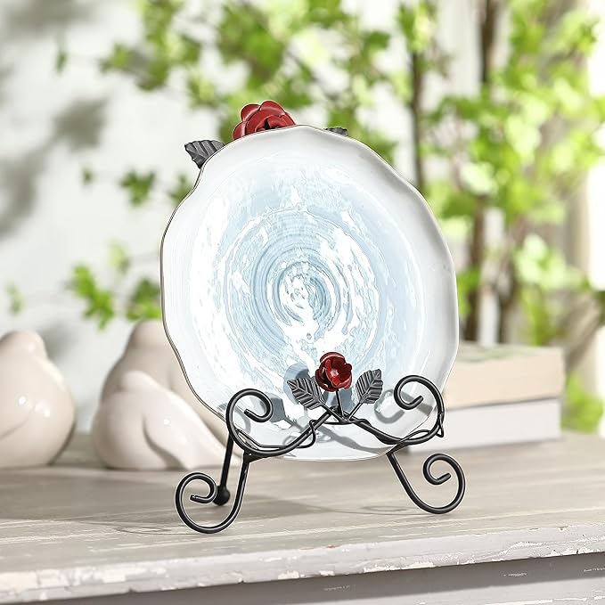 12.2" H Large Plate Stand For Display,Metal Book Display Stand,Picture Stand Holder ,Decorative Plate Stand,Small Easel
