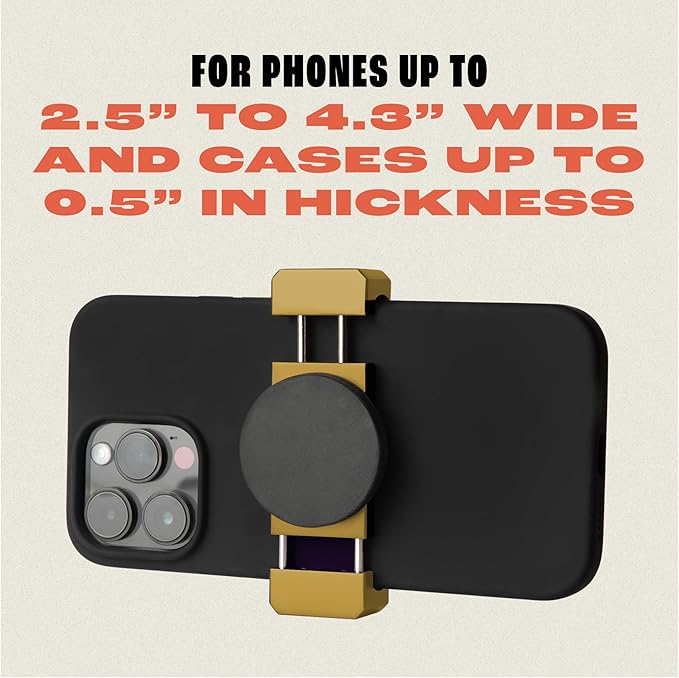 FREAKMOUNT Magnetic Motorcycle Phone Mount - Compatible with Harley Davidson - Premium Billet Aluminum Holder for Gas Tank, High-Speed Magnet Accessories - Fits Most Phones, Electric Yellow