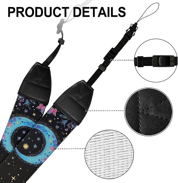 GLENLCWE Camera Strap, Camera Strap for Photographers Neck Strap Replacement Fit Most Cameras