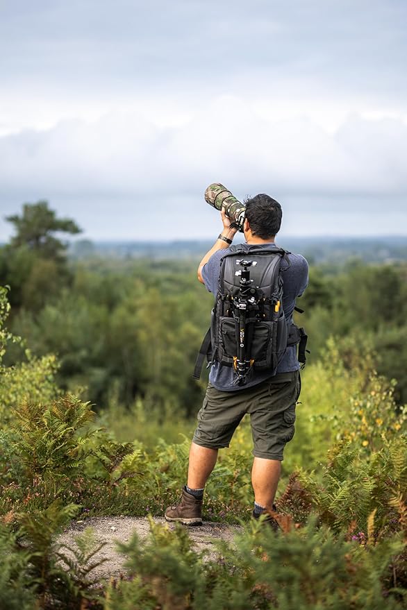 VANGUARD Alta Sky 62 Camera Backpack for up to 600 mm lens attached to a DSLR or Full-Frame Mirrorless Body
