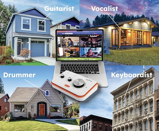 Stream for rehearsing, performing, and jamming online in real time with musicians up to 500 miles away—Low latency, 48k audio, control from any PC/Mac or tablet.