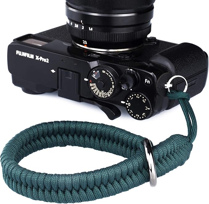Camera Wrist Strap for DSLR Mirrorless Camera, Quick Release Camera Hand Strap with Safer Connector (Turquoise)