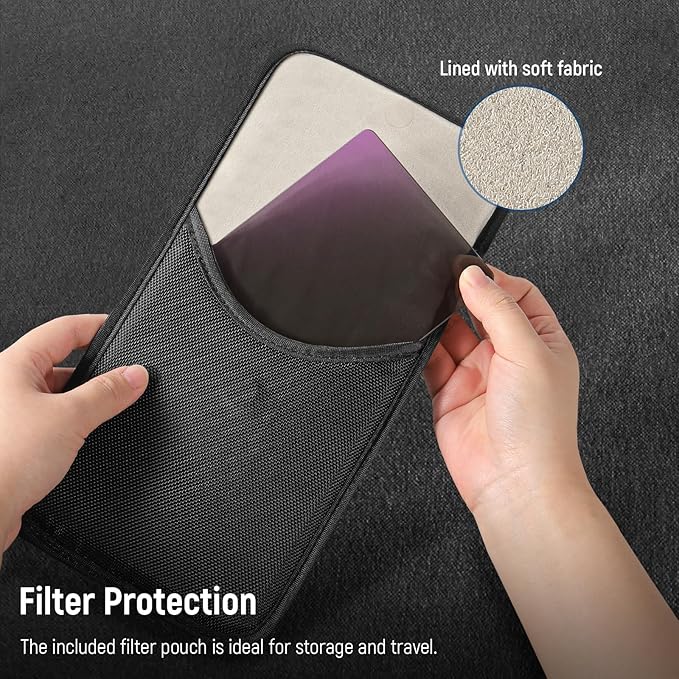 NEEWER ND0.6 (2 Stops) Square ND Filter, 4"x5.65" Dual Sided 30 Multi Nano Coated Cinema Neutral Density Filter for NEEWER Matte Box Compatible with Tilta Compatible with SmallRig