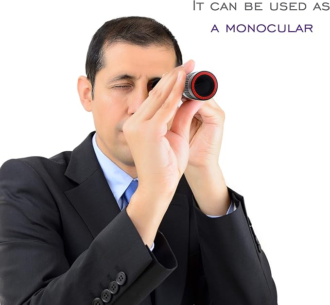 12x Optical Zoom HD Cell Phone Camera Lens, Telephoto Clip-On Lens for Single Lens Phone, Compatible with iOS X/8/7/6s/6 Plus Android Tablet, Used as Monocular Rubber Eyecup Carry Bag