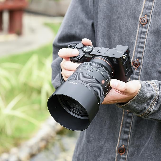 Lens Hood for Sony FE 85mm f/1.4 GM Lens, Reversible Lens Shade Protector Replaces Sony ALC-SH142 Hood, Compatible with a 77mm Filter or Lens Cap