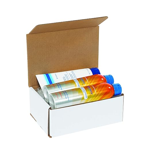 Box USA BMLR4 6 1/2"L x 4 7/8"W x 3 3/4"H, White (Pack of 50)