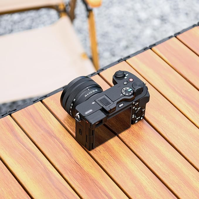 JJC Deluxe Metal Thumb Up Grip for Sony A6700 Camera, Hot Shoe Thumb Rest Support Grip for Stable and Safe Hand Hold, with Anti-Scratch Silicone Pad, Not Affect The Use of Camera Buttons