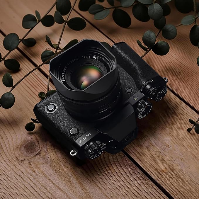 Metal Square Lens Hood with Cover Suitable for Fujifilm Fujinon XF 35mm F1.4 R、18mm F2 R、 60mm F2.4 R Camera Accessories