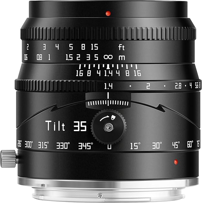 TTArtisan 35mm F1.4 Tilt Lens Large Aperture APS-C Manual Lens Compatible with Nikon Z-Mount Mirrorless Cameras Z5,Z6,Z7,Z6l,Z6,Z7,Z9,Z8,ZFC(for Nikon)