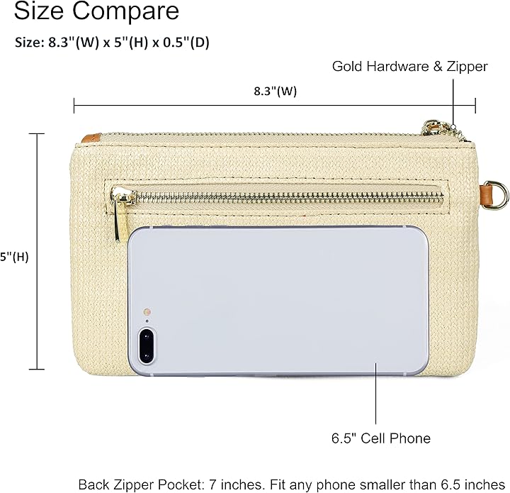 befen Genuine Leather Wristlet Clutch RFID Blocking Bag Cell Phone Wallet Purse Wristlet Wallet Purses and Handbags for Women