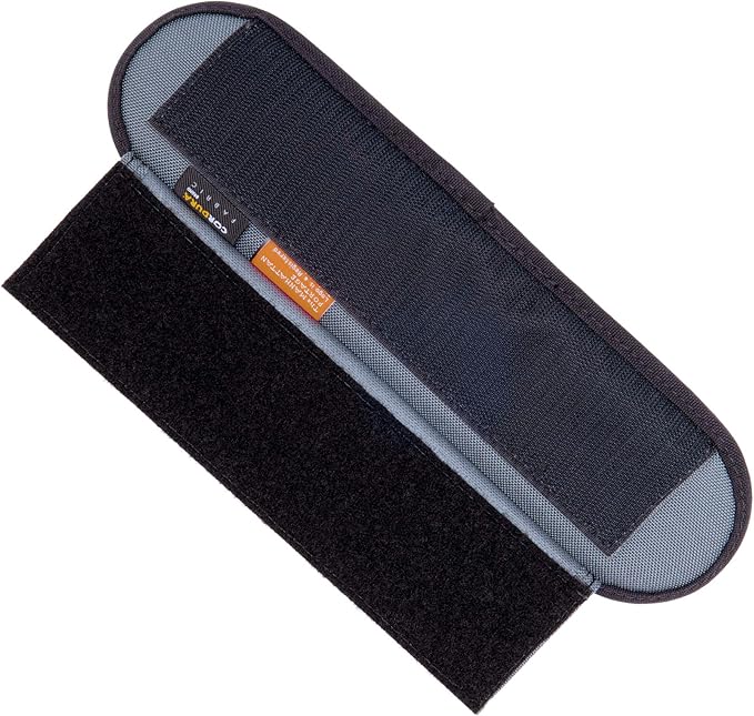 Manhattan Portage Shoulder Pad Hook & Loop Strap with Thick Padding Adjustable 2.5 Inches Wide 1000D Cordura Comfort (Grey)