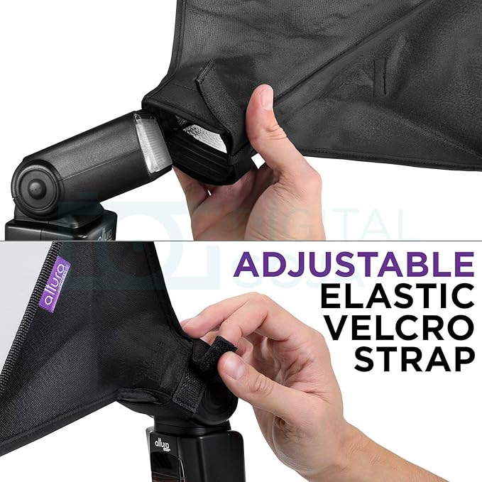 (3 Pack) Flash Diffuser Light Softbox by Altura Photo (Universal, Collapsible with Storage Pouch) for Canon, Yongnuo and Nikon Speedlight