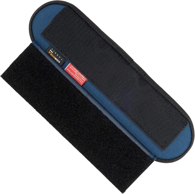 Manhattan Portage Shoulder Pad Hook & Loop Strap with Thick Padding Adjustable 2.5 Inches Wide 1000D Cordura Comfort (Navy)
