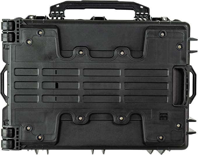 Eylar 31.5" X-Large Protective Roller Hard Case for Cameras, Drones, Tools, and AV Equipment with IP67 Waterproof, Shock Resistant, and Customizable Foam Inserts (Black)