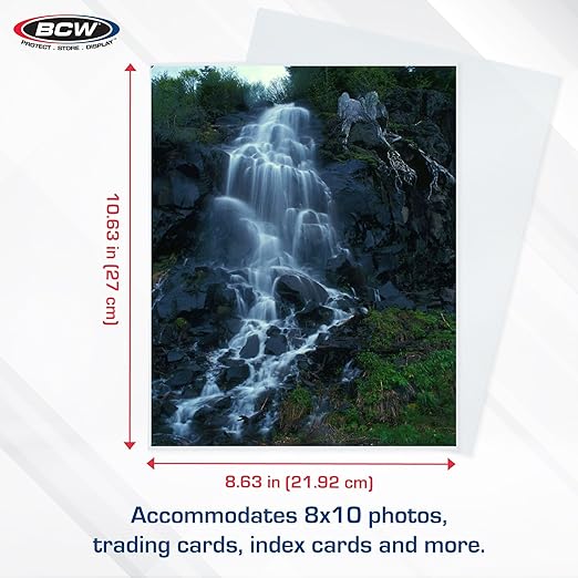 BCW 1-8X10SLV Bcw 8X10 Photo Sleeves