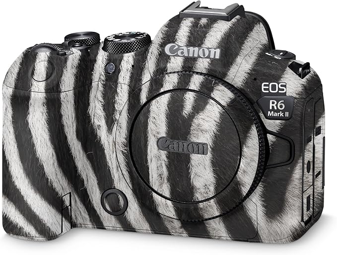 Camera Skin Compatible with Canon EOS R6 Mark II Camera (2022) - Grunge Purple - Premium 3M Vinyl Protective Wrap Decal Cover - Easy to Apply | Crafted in The USA by MightySkins
