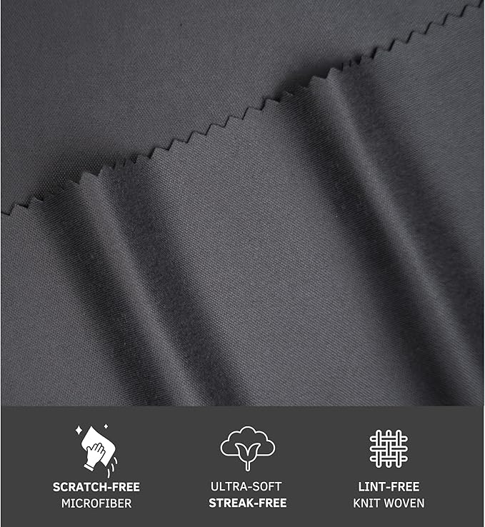 6 Pack Japanese-Style Premium Microfiber Glasses Cleaning Cloth Streak & Scratch-Free Lens Cleaning Cloth – Safe for Eyeglasses, Sunglasses, Glasses Cleaner, Lens Wipes, iPhone & Screens