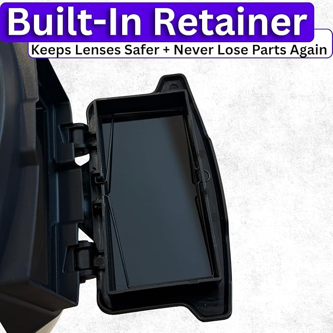 The Throne 1.0 | Flip Up Sugar Scoop Welding Hood | Standard 2x4 Welding Helmet With Built In Flip Up + Retainer - Never Lose Parts Again | Fits Hard Hats | Fits All Ridge Products Welding Lenses
