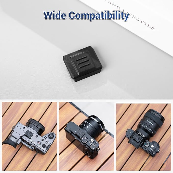 Multi Interface MI Camera Hot Shoe Cover Protector Cap with Full Coverage for Sony Alpha A7M5 A7V A7CR A7C II A7CII RX1R III ZV-E1 ZV-1 II ZV-E10 II A9 III II A7SIII A7R V IV A7 IV III A1 II A6700 FX2