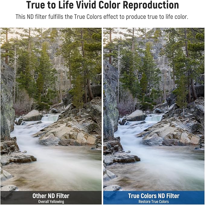 NEEWER 82mm True Colors Variable ND Filter ND2-ND32 & CPL, 2 in 1 Adjustable Neutral Density and Circular Polarizing Filter, Multi Coated HD Optical Glass/Aluminum Frame
