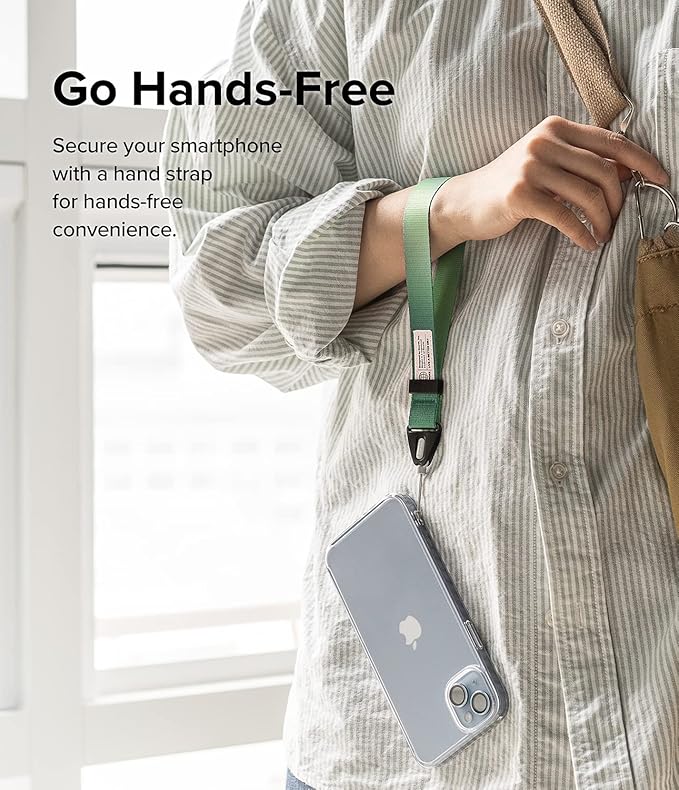 Ringke Hand Strap [Phone Wrist Strap] Designed for Camera Strap and Phone Strap, Adjustable Sturdy Universal Lanyard Compatible with Camera and Phone Case - Forest