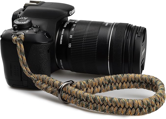 SUNYA Camera Wrist Strap for Photographers Paracord Rope Camera Hand Strap Compatible for DSLR or Mirrorless Camera