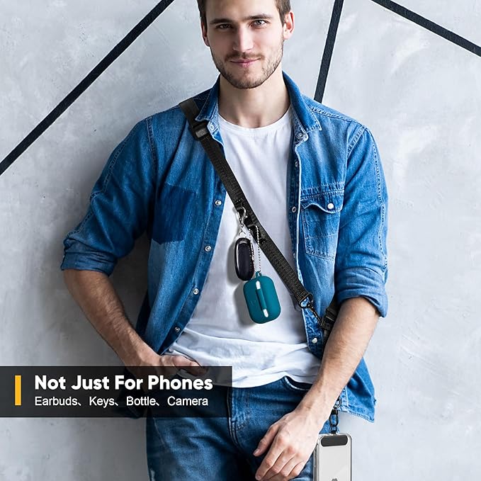 Adjustable Phone Lanyard Universal Crossbody Cell Phone Strap for iPhone Lanyard Shoulder Strap with Phone Tether Pad