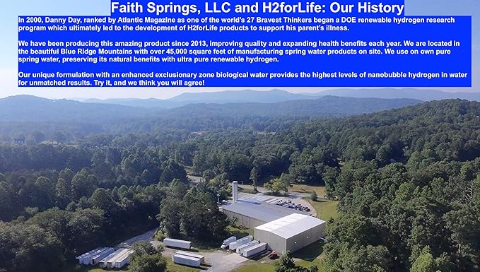 H2ForLife Hydrogen-Rich Spring Water with Colloidal Gold & Platinum – Ultra-Pure Hydration for Mental Clarity, Energy & Focus – 4.6ppm Hydrogen – 12 oz BPA-Free Cans (48 Pack)