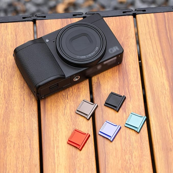 JJC Camera Shoe Cover for Ricoh GR IV GRIV GR4 GR IV HDF GR IV Monochrome,Replaces Shoe Cover, Flash Hot Shoe Cover Cap for GR IV GRIV GR4 GR IV HDF