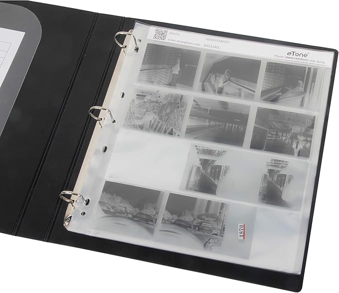 100x eTone Archival Storage Sheets 120 Negative Page Preservers (100x120)
