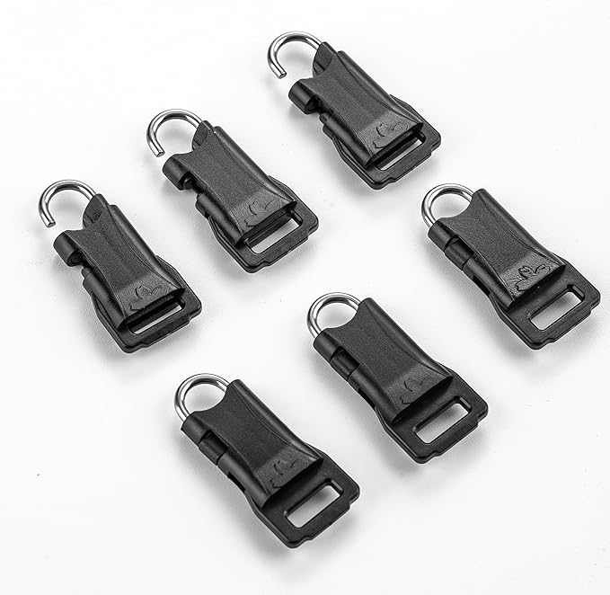 6 Piece Ring Clip, Camera Strap Quick Release Kit - Neck Strap and Wrist Strap Quick Release.