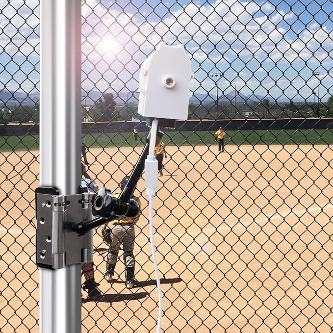 Protective Clam Cover with Fan for The Mevo Start, Avoid Exposure to Sun and Rain, Mini Fan Keep Mevo Start from Overheating During Hot Outdoor Games