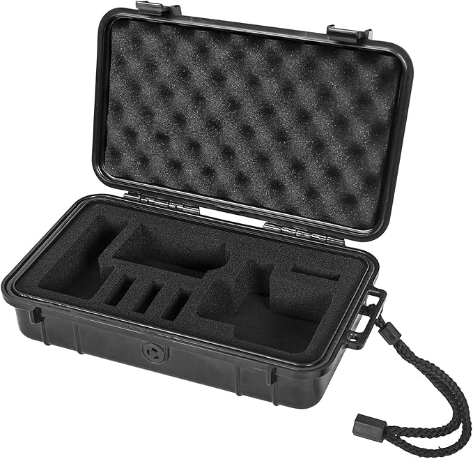 Smatree Waterproof Hard Compact Case Compatible for Gopro Hero 13/12/11/10/9/8/7/6/5/2018/AKASO Brave 7 LE/DJI Osmo Action, Portable, Shock, Durable(Camera and Accessories NOT Included)(Black)