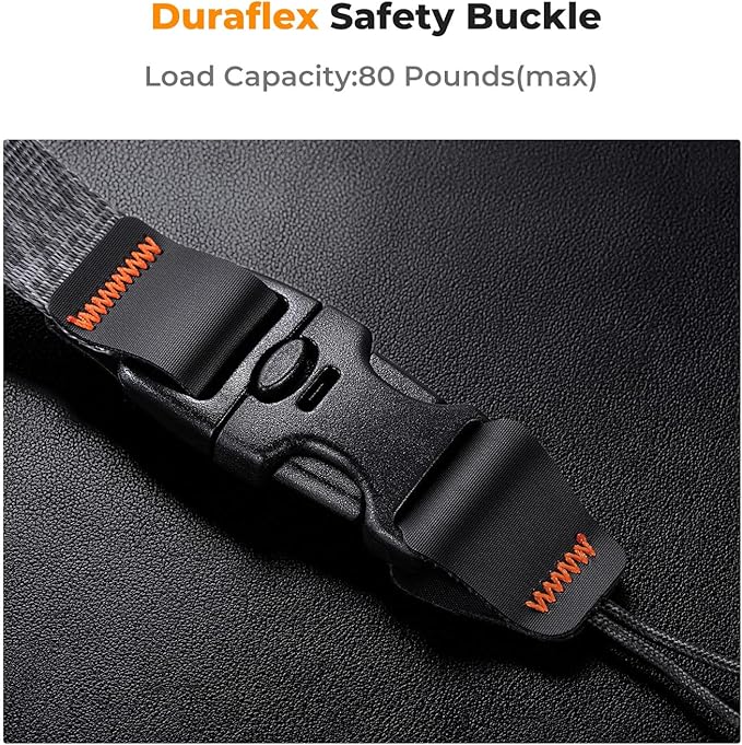 K&F CONCEPT 45mm Camera Neck Strap for Photographers Camera Strap Quick Release Clip Adjustable Sling Strap Compatible with Nikon Canon Sony Olympus DSLR Camera Silver
