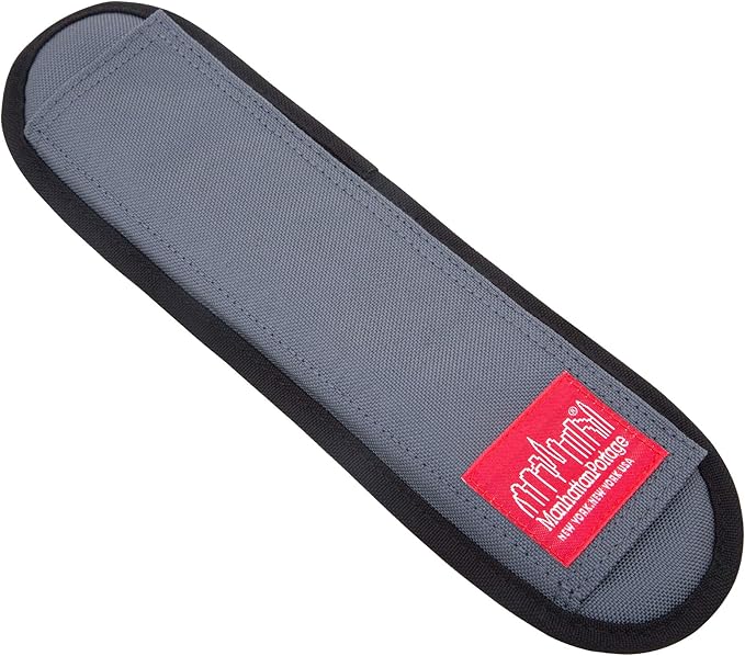 Manhattan Portage Shoulder Pad Hook & Loop Strap with Thick Padding Adjustable 2.5 Inches Wide 1000D Cordura Comfort (Grey)