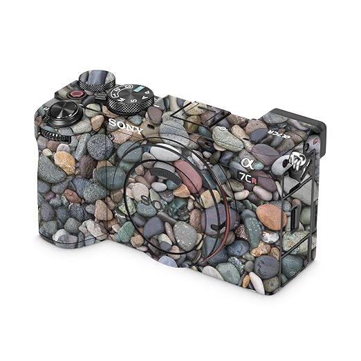 Camera Skin Compatible with Sony Alpha 7CR Camera (2023) - Riverbed - Premium 3M Vinyl Protective Wrap Decal Cover - Easy to Apply | Crafted in The USA by MightySkins